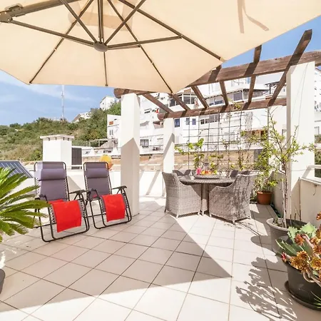 公寓 Albufeira, Old Town - Scandinavian Penthouse 阿尔布费拉